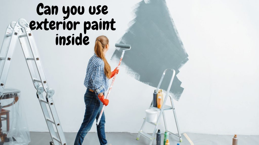 Can you use exterior paint inside