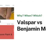 Valspar vs Benjamin Moore